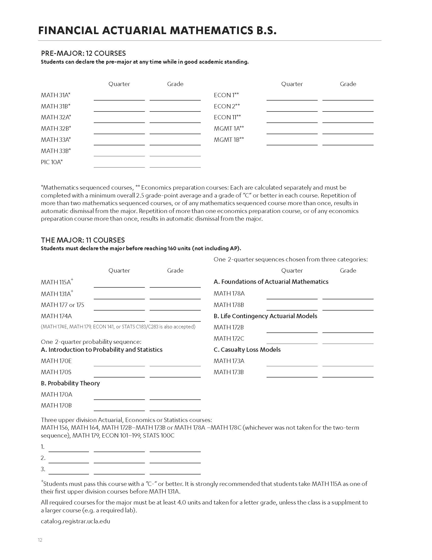 financial actuarial mathematics ucla department of financial actuarial mathematics